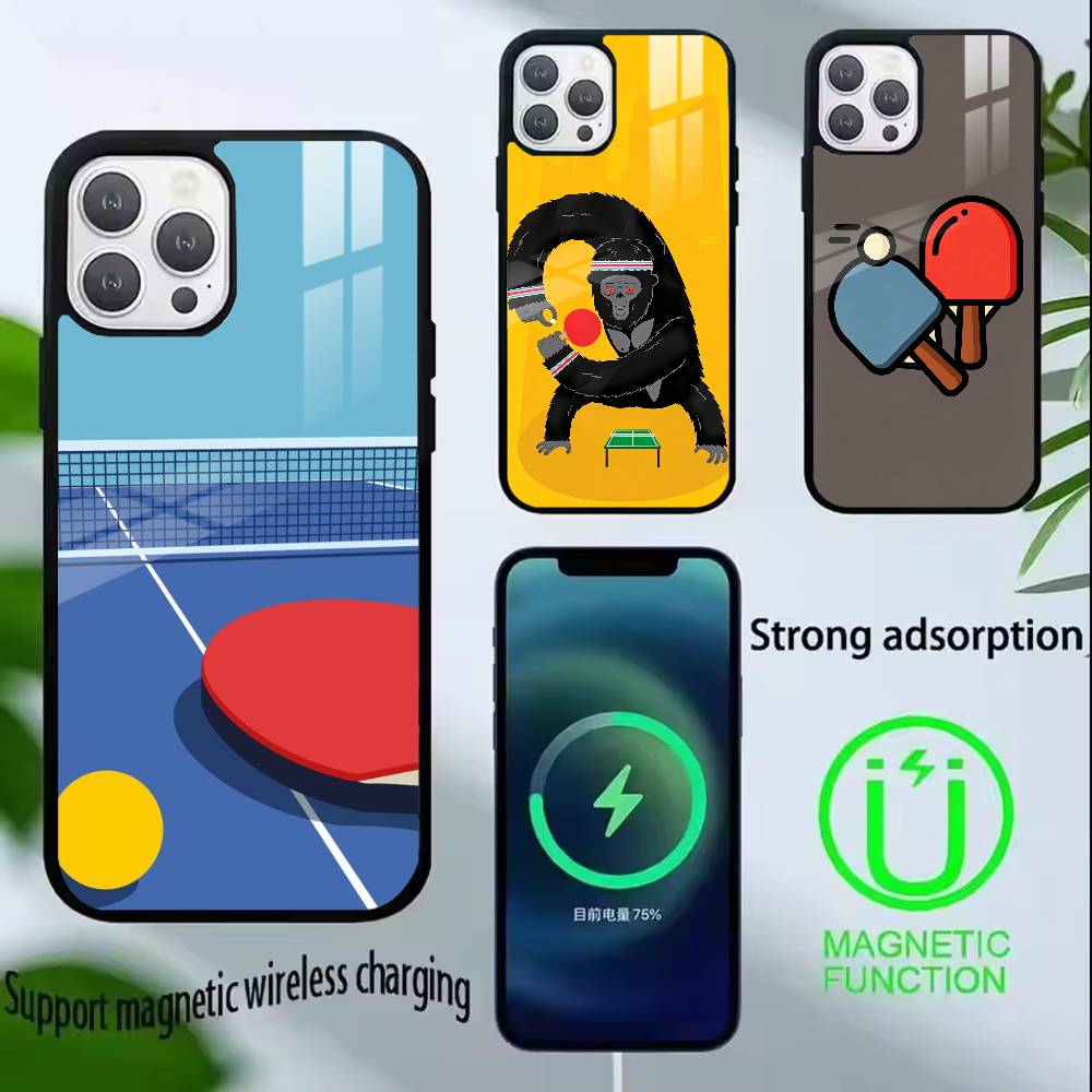 Table Tennis Quotes - New Table Tennis Cartoon Phone Case