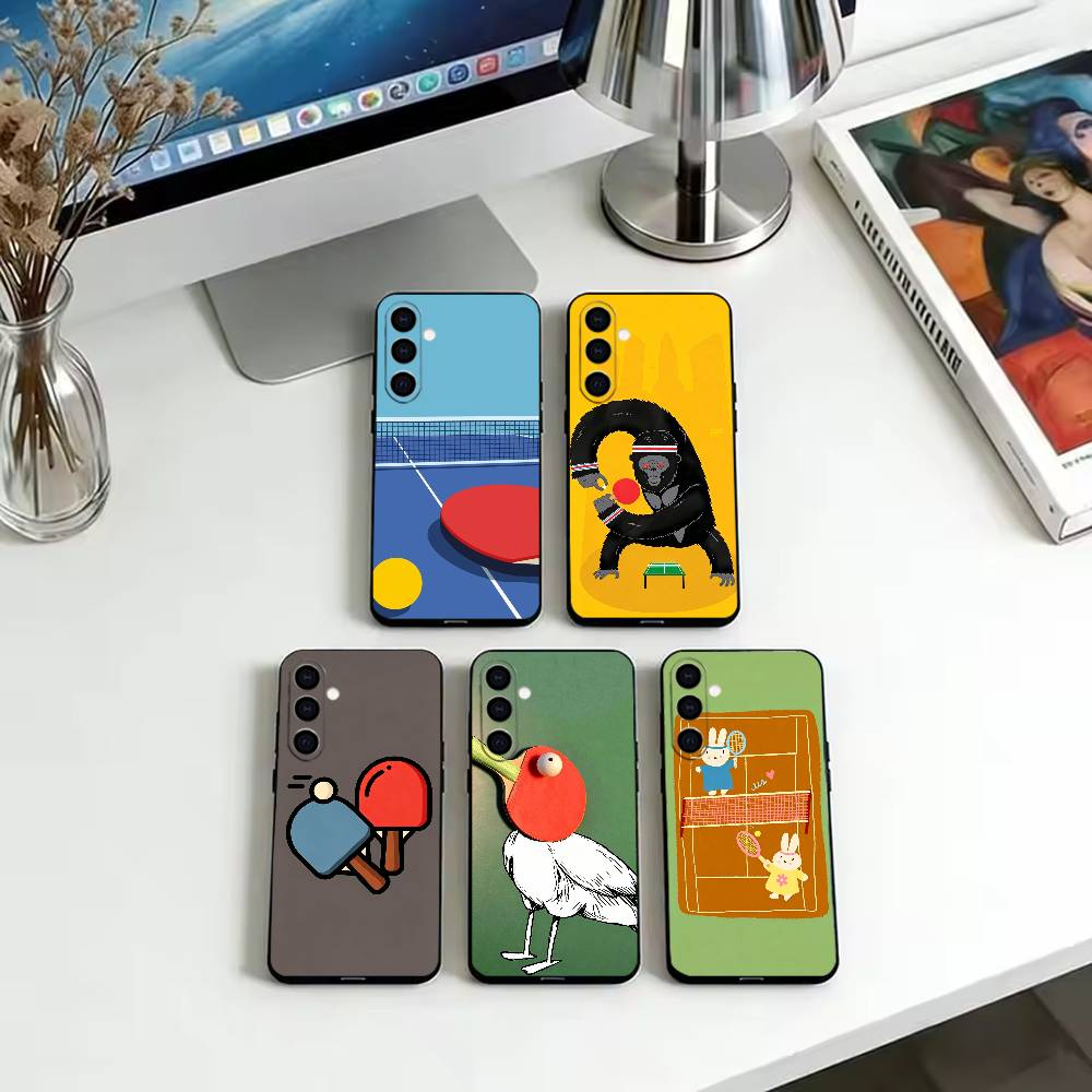 Table Tennis Quotes - New Table Tennis Cartoon Phone Case
