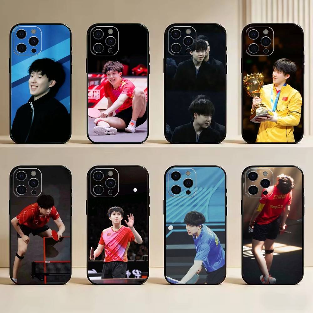 Table Tennis Quotes - W-Wang Chuqin-Table tennis player Phone Case