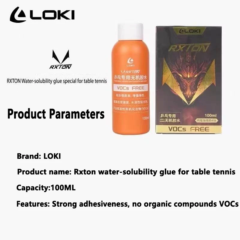 LOKI Waterbased Glue 100ml Wat - đánh giá và giá Table Tennis Loki