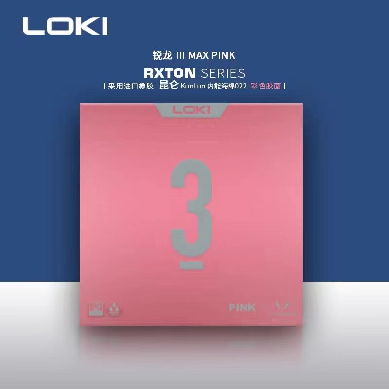NEW LOKI RXTON 3 Colorful  Tab - đánh giá và giá Table Tennis Loki