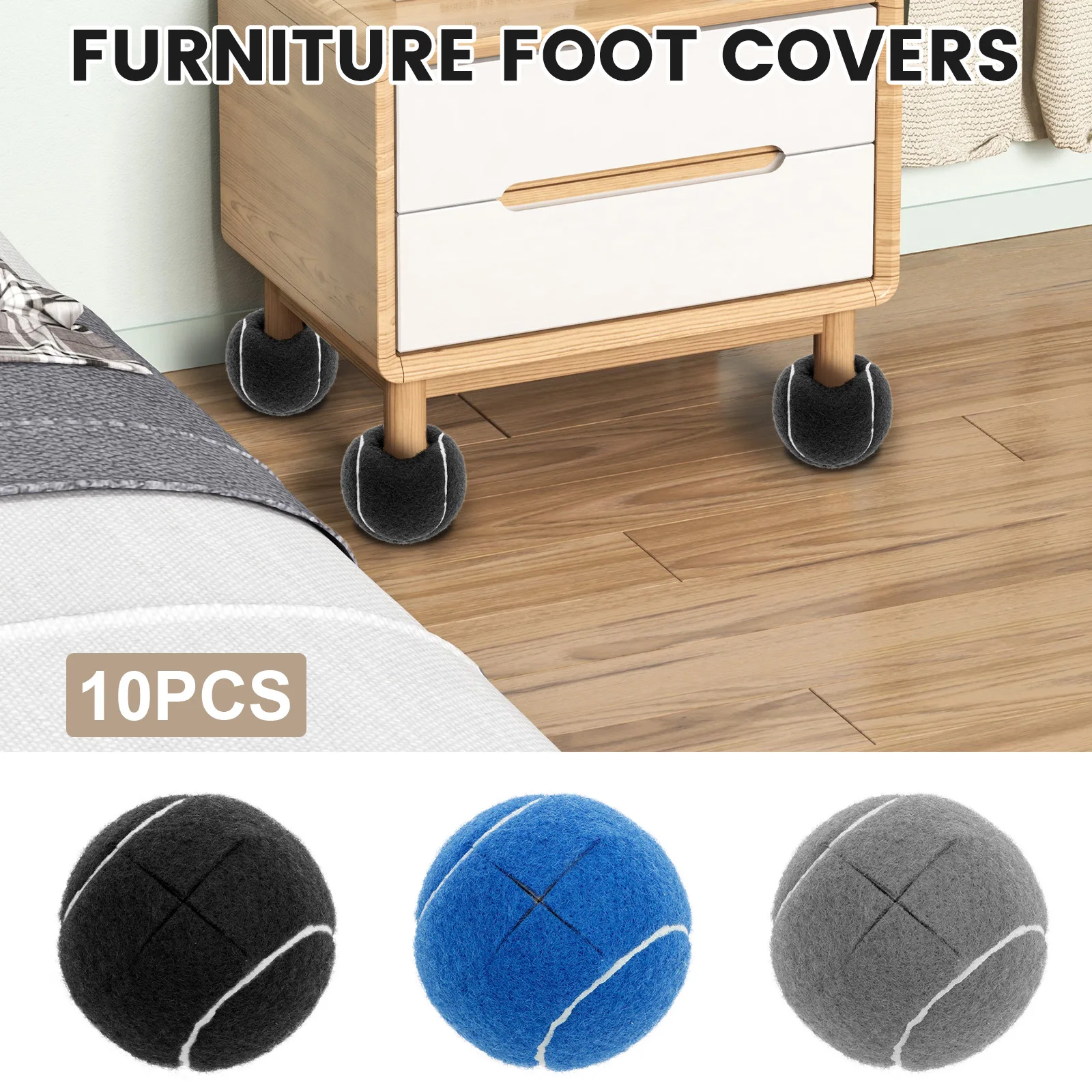 10Pcs Table Chair Foot Covers  - đánh giá và giá Table Tennis Footwork