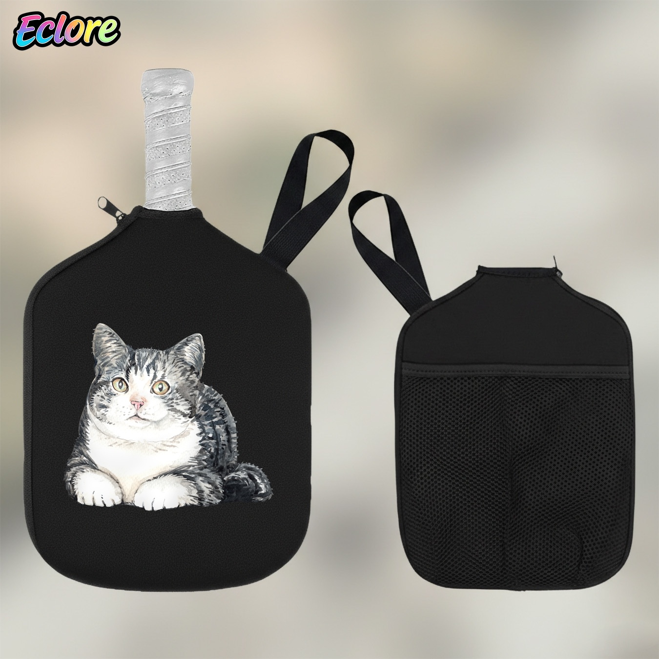 Cute Watercolor Cat Pickleball - đánh giá và giá Table Tennis Paddles