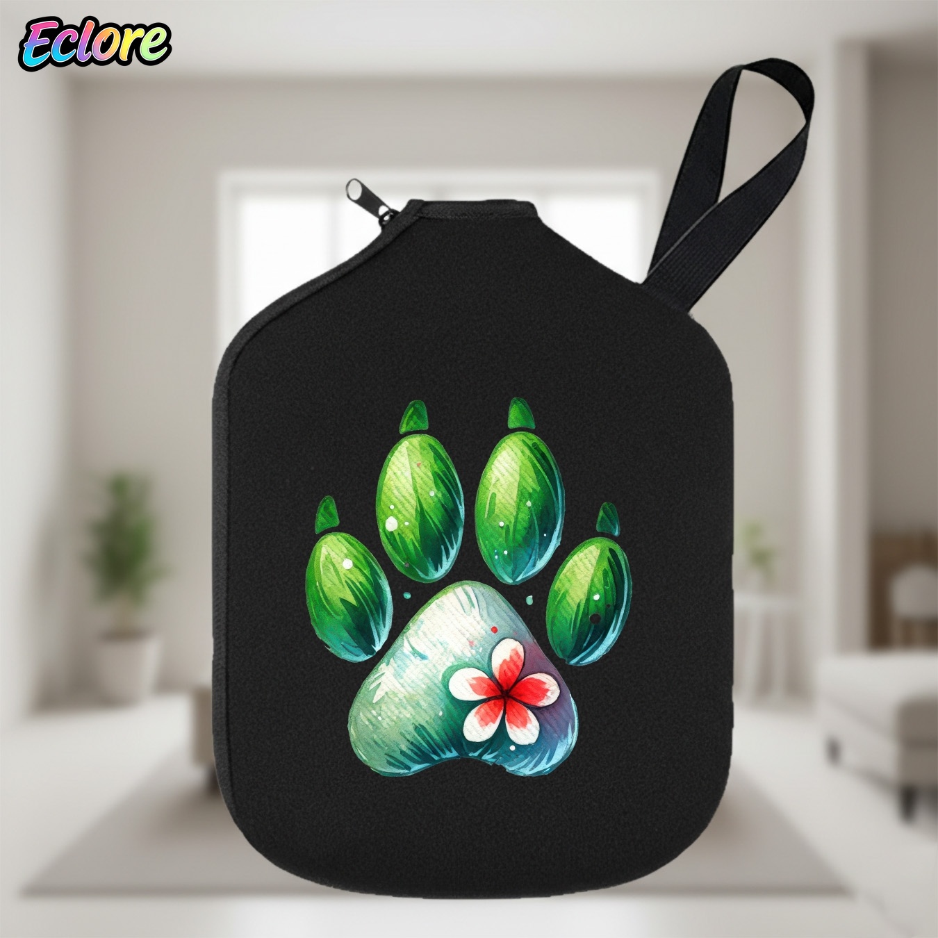 Green Watercolor Paw Print Pad - đánh giá và giá Table Tennis Paddles